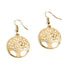 Tree of Life - Gold  Dangle Earrings